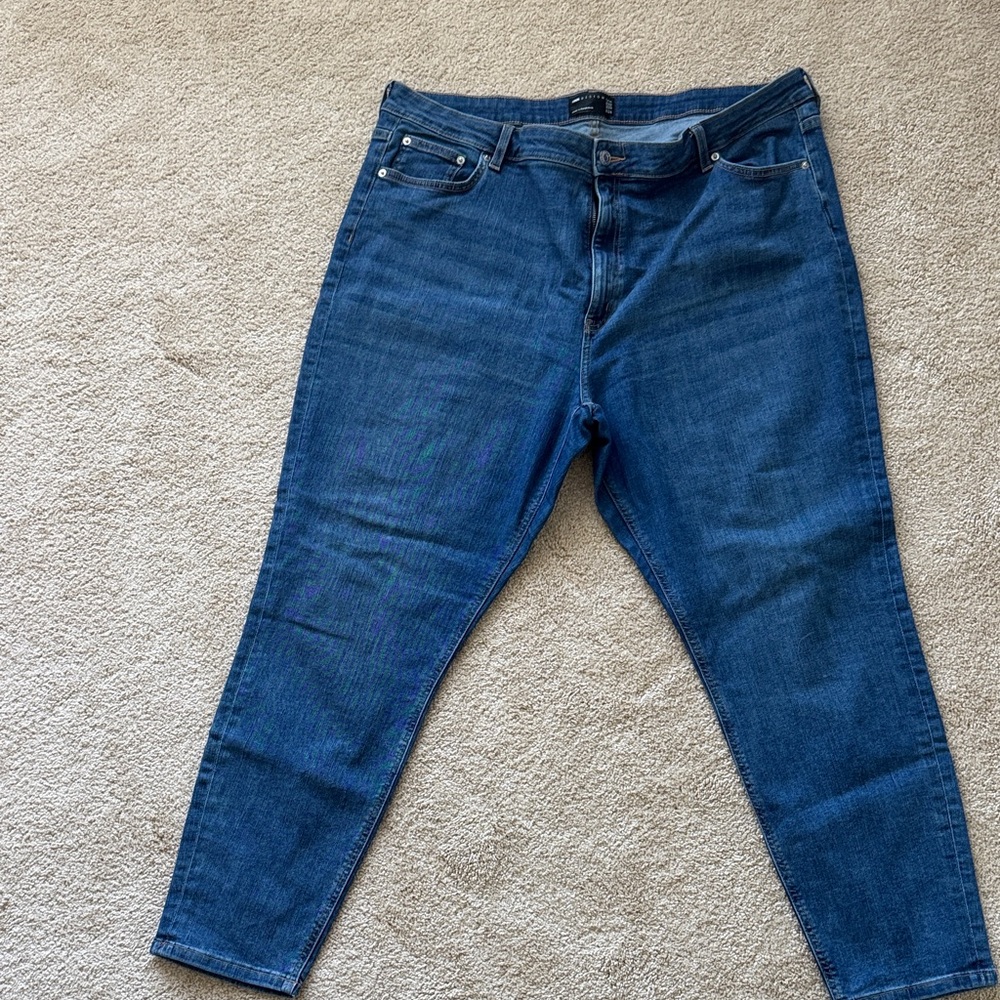 ASOS Curve Women's Blue Skinny Jeans